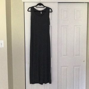 Heather grey maxi dress